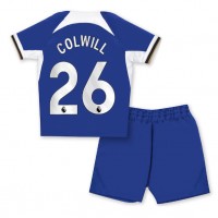 Chelsea Levi Colwill #26 Heimtrikotsatz Kinder 2023-24 Kurzarm (+ Kurze Hosen)